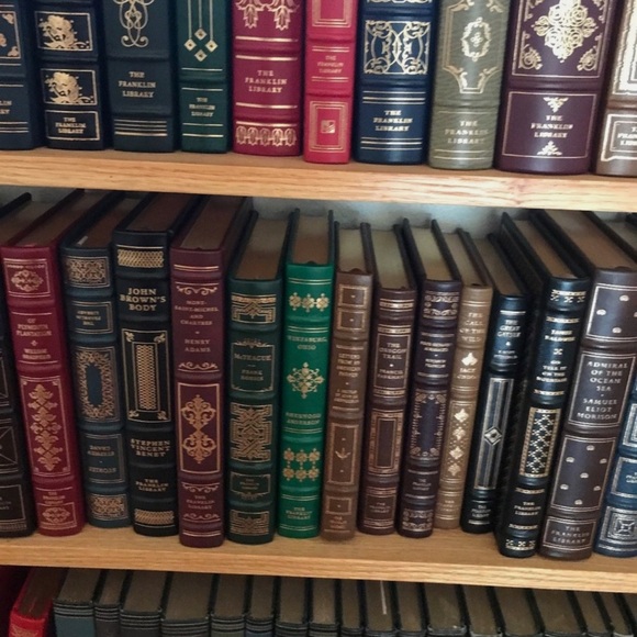 Franklin Library 100 Greatest Masterpieces Gold Gilded Leather Bound Book Set. - Picture 6 of 10